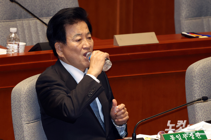 정동영 통일부 장관. 윤창원 기자