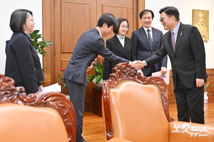 개혁진보4당 정치개혁 연석회의 면담