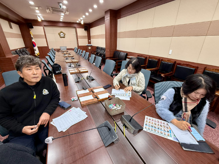 행의정모니터연대 시의회 모니터 현장. 순천행의정모니터연대 제공