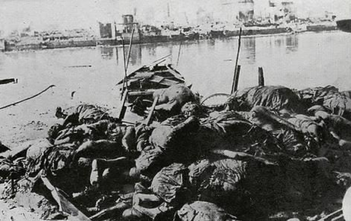 간토대학살로 희생된 조선인의 시신. 연합뉴스 