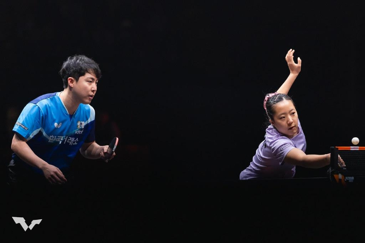 한국 탁구 혼합 복식 간판 임종훈(왼쪽)-신유빈. WTT 인스타그램 캡처