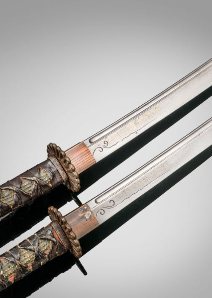 이순신 장군의 장검. 1592년 4월 태귀련과 이무생이 만들었다는 기록이 있는 의장용 칼이다. 국립중앙박물관 제공