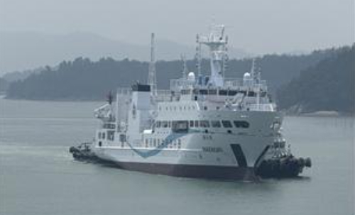 3200톤급 수산계 고등학교 공동실습선 '해누리호'. 해양수산부 제공