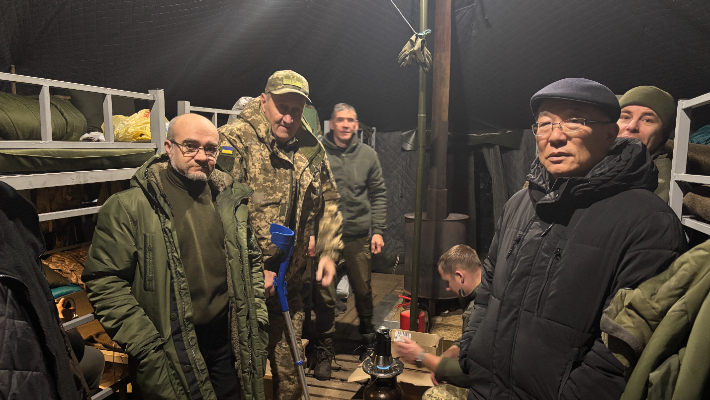 이창배 선교사는 러시아-우크라이나 전쟁 중에도 사역지를 떠나지 않고 있다. 이창배 선교사 제공