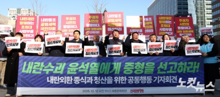 내란외환 종식과 청산을 위한 기자회견