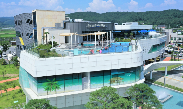 율포해수녹차센터. 보성군 제공