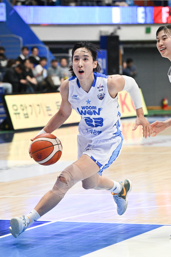 우리은행의 김단비. WKBL 제공