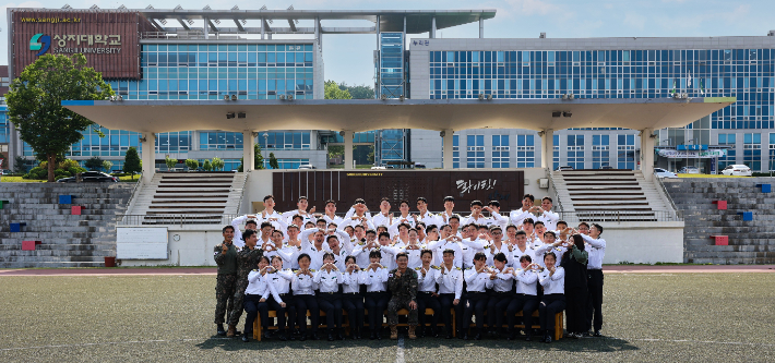 상지대 학군단. 상지대 제공 