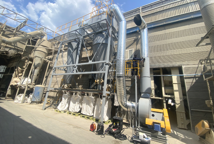 두류공단 내 악취배출처리시설 업체. 경주시 제공