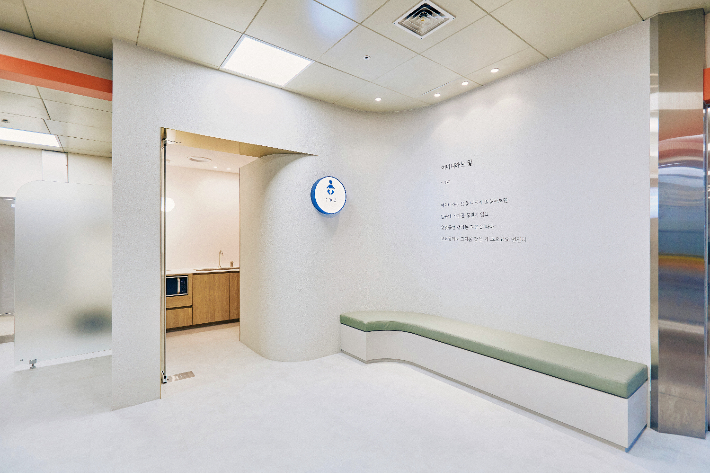 부산도시철도 부산역 수유실 모습. 부산교통공사 제공