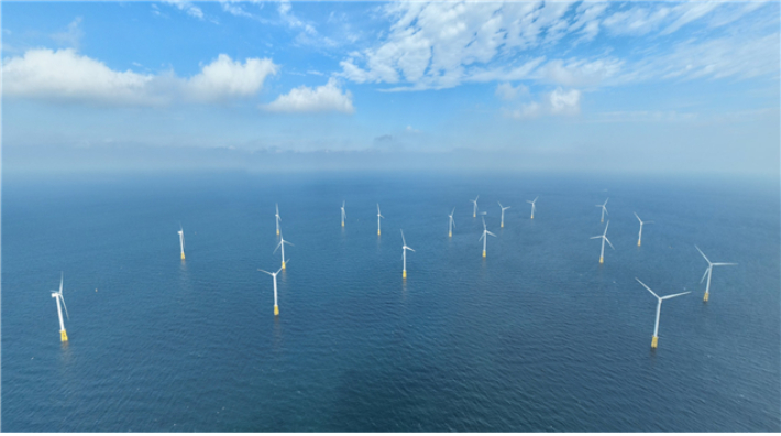 제주 한림해상풍력 발전단지 모습. 기후에너지환경부 제공