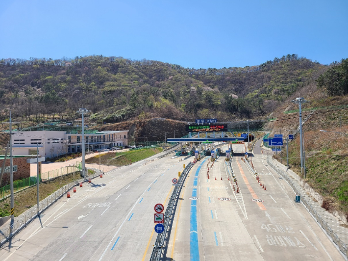 팔룡터널 전경. 창원시 제공 