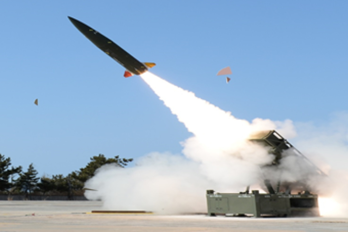 전술지대지유도무기 사진. 방위사업청 제공