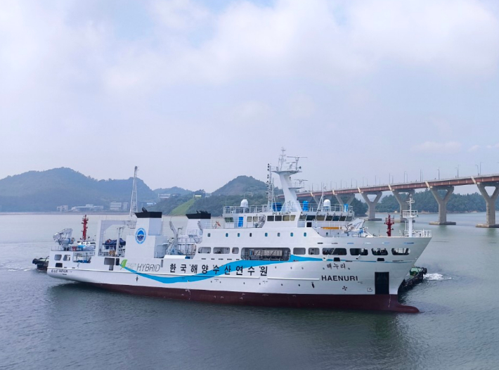 수산계고교 공동실습선 '해누리호'. 충남교육청 제공