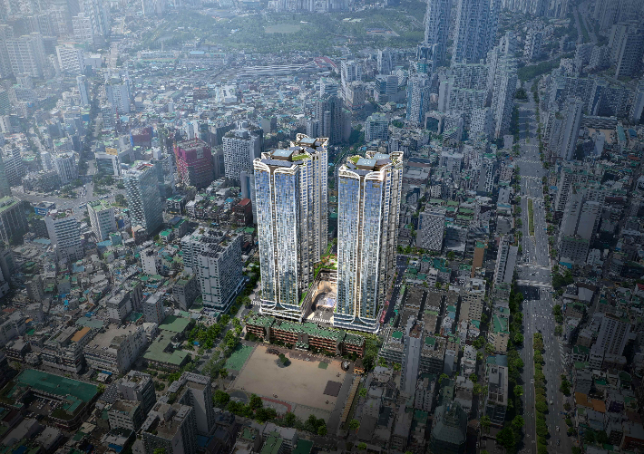 서면 써밋 더뉴 조감도. 대우건설 제공