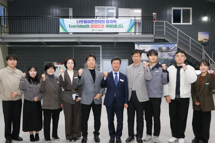 광양시, 이차전지 스타트업 성장 지원 현장 방문. 광양시 제공 