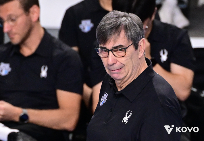 필립 블랑 현대캐피탈 감독. 한국배구연맹