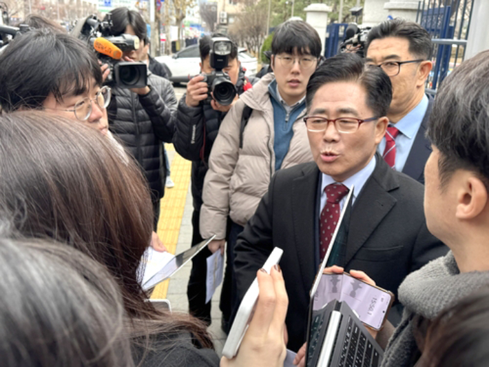 발언하는 김규환 전 미래통합당 의원. 연합뉴스