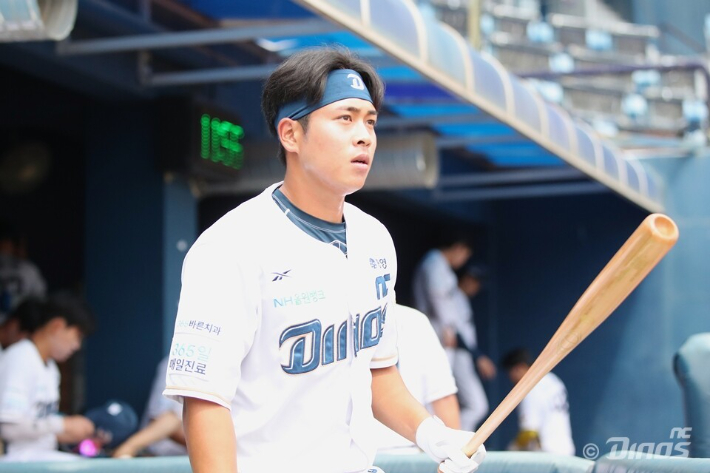 은퇴 결심한 NC 송승환. NC 다이노스 제공