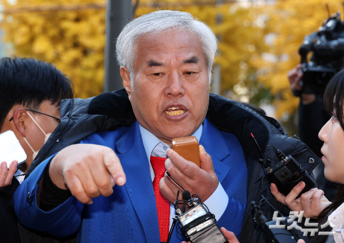 서울서부지법 폭력 난동 사태의 배후로 지목된 사랑제일교회 목사 전광훈 씨. 황진환 기자