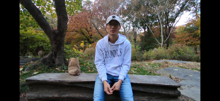 관헝(关恒)의 모습. guanguan 유튜브 캡처