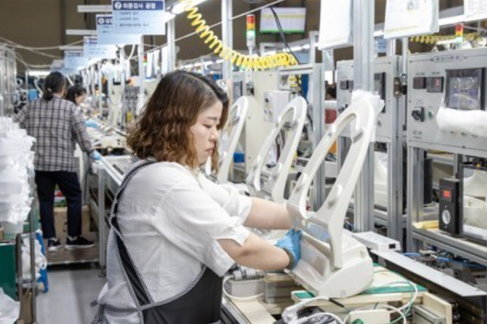 AI 활용한 스마트공장. 삼성전자 제공