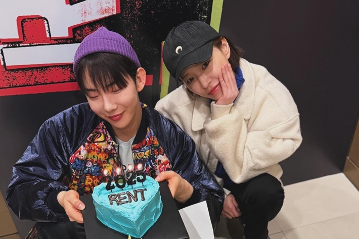 왼쪽부터 조권, 가인. 조권 인스타그램