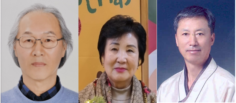 왼쪽부터 김정국·박지선·박행신 작가. 광양시 제공 