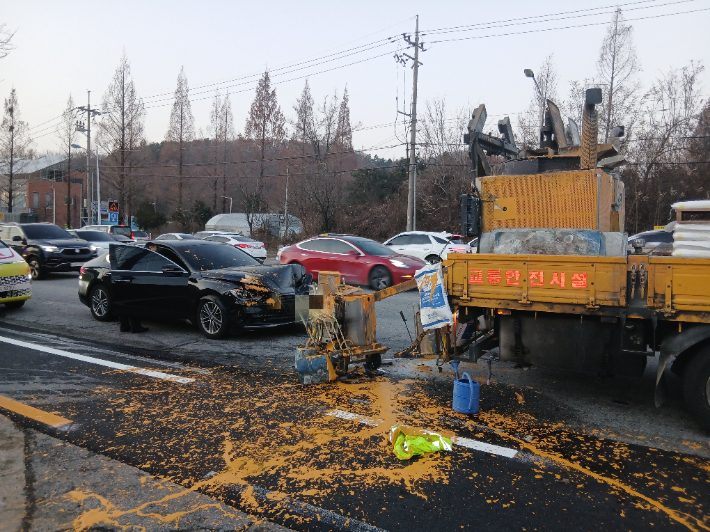 사고 현장. 전북소방본부 제공