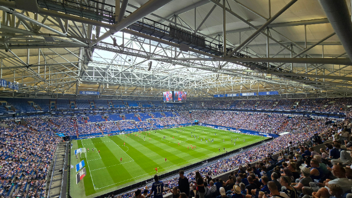 독일 'FC살케04'의 홈구장 '펠틴스아레나'. 충북도 제공