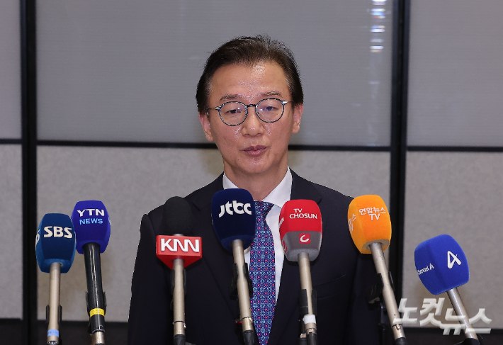 통일교로부터 금품을 수수했다는 의혹이 제기된 전재수 해양수산부 장관. 황진환 기자