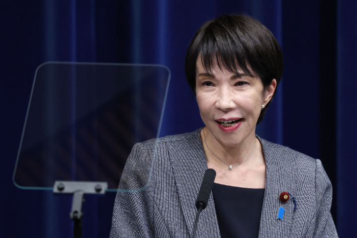 다카이치 사나에 일본 총리. 연합뉴스