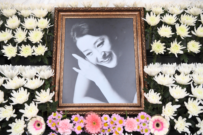 배우 윤석화의 빈소. 연합뉴스