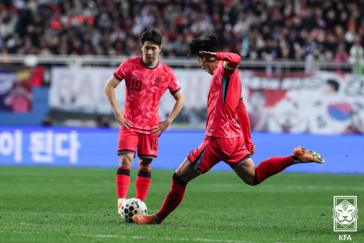 손흥민 볼리비아전 프리킥 골. 대한축구협회