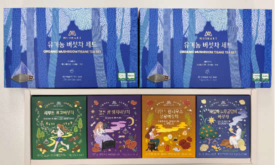 버섯가공제품 '유기농버섯차'. 농촌진흥청 제공