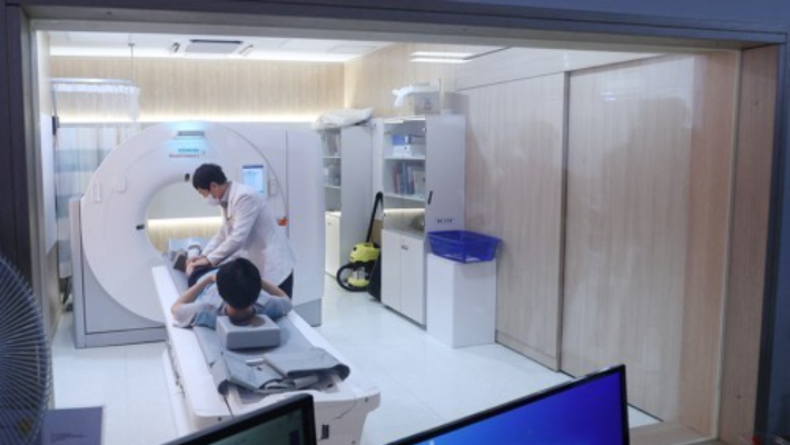 CT촬영 모습. 연합뉴스
