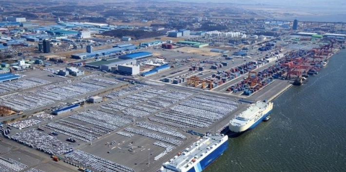 평택·당진항 전경. 자료사진