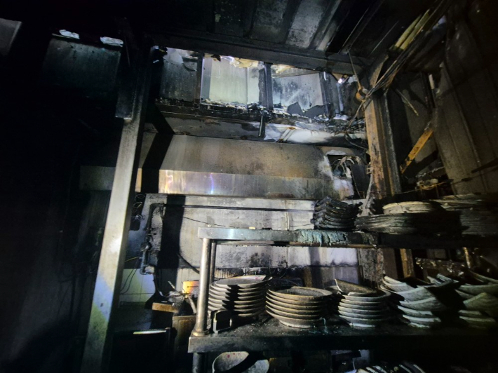 화재 모습. 충남 보령소방서 제공