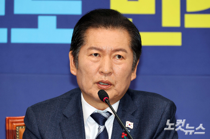 더불어민주당 정청래 대표.박종민 기자