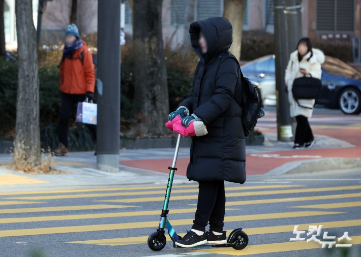 패딩으로 중무장