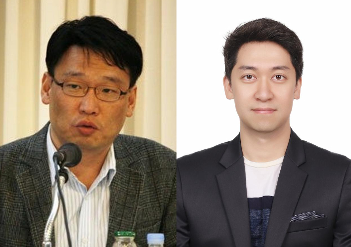정의철 교수(사진 왼쪽), 신종천 교수. 상지대학교 제공