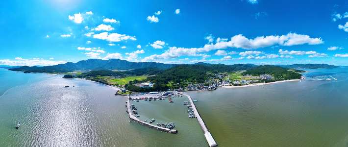 율포항 전경. 보성군 제공