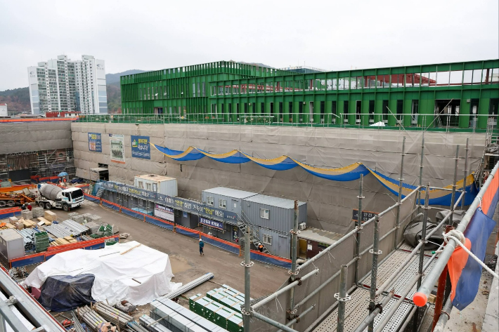 신청사 건립현장. 순천시 제공