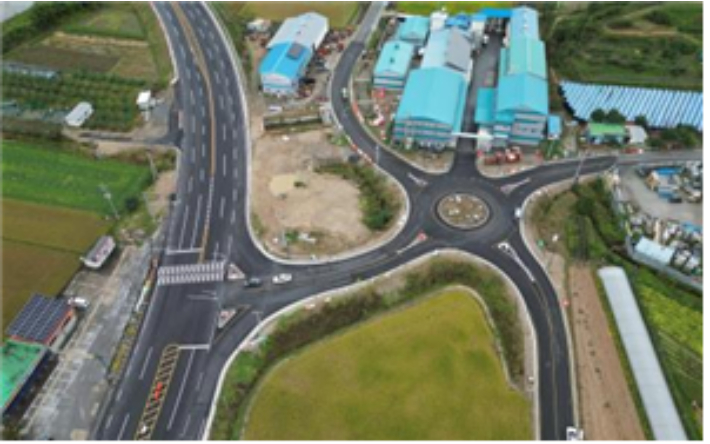 충청내륙고속화 도로건설공사 전경. 국토교통부 제공