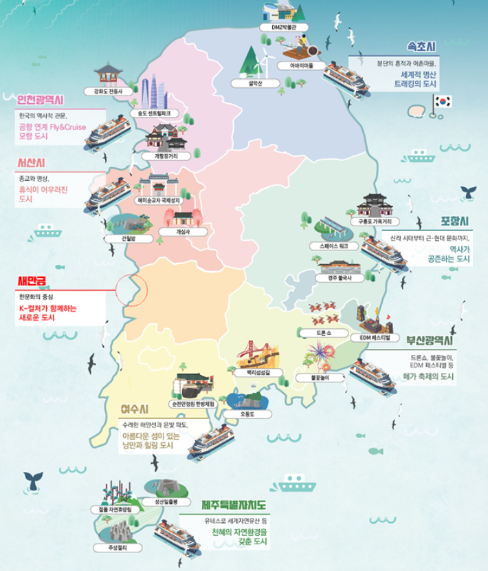 새만금항 신항, 韓 8번째 크루즈 기항지 선정…'서해안 관광 시대' 연다