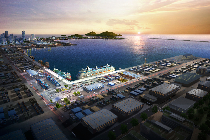 전북 새만금 신항 조감도. 전북도 제공