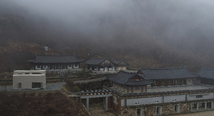 고운사에 설치된 LG스마트코티지. LG전자 제공