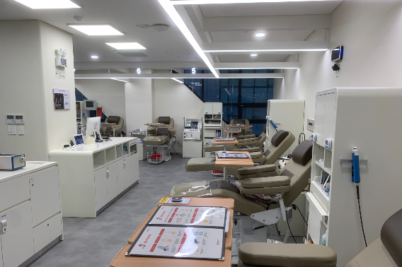 대한적십자사 강원특별자치도혈액원 원주무실센터. 강원혈액원 제공