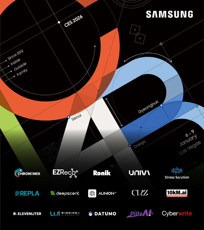 'CES 2026' C랩 전시관 포스터. 삼성전자 제공