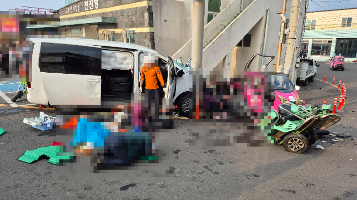 사고 현장 모습. 제주도소방안전본부 제공